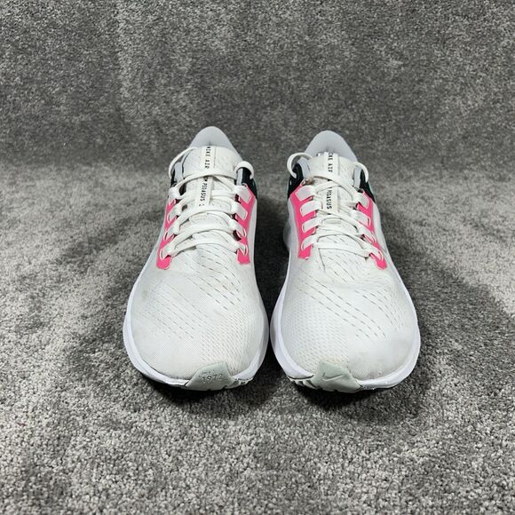 Nike Air Zooom Pegasus 38 CW7356-102 Mens Size 11 White Teal Running Shoes Used - Picture 3 of 12